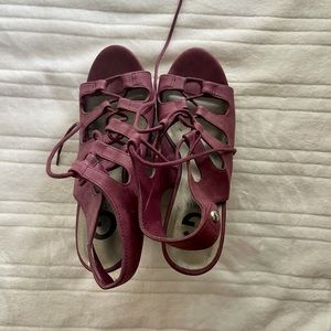 Wedges with Wooden Soles